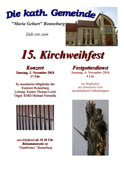 15. Kirchweihfest