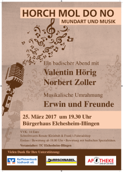 Plakat - TC Elchesheim