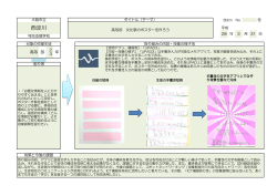ICT等実践記録(17)（国語「文化祭のポスターを作ろう」）