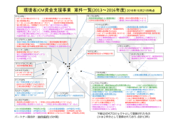 JCM資金支援事業案件地図 [PDF 326 KB]