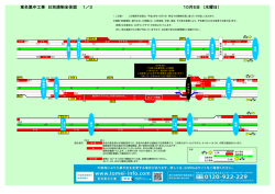 東名集中工事 日別規制全体図 1／3 10月5日