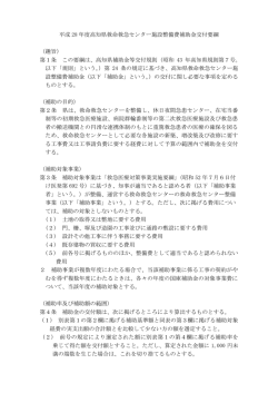 補助金交付要綱[PDF：228KB]
