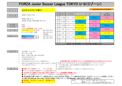 FORZA Junior Soccer League TOKYO U