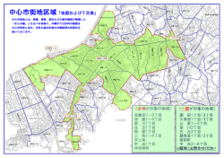 中心市街地区域図
