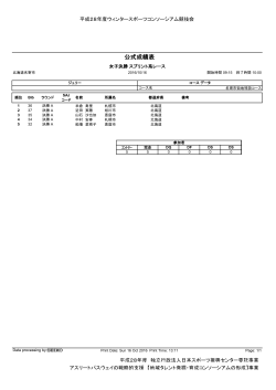 スプリント系レース 決勝(女子総合) （PDF：80.8KB）