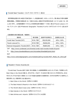 誌とは・「Readers` Choice Awards」とは（PDF：109KB）