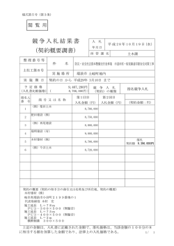 （契約概要調書）