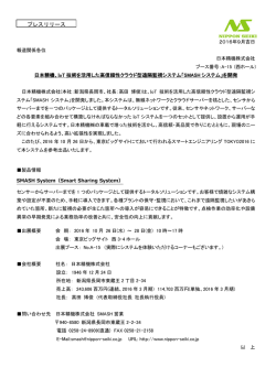 報道各社様 日本精機SMASHリリース