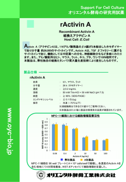 rActivin Aリーフレット