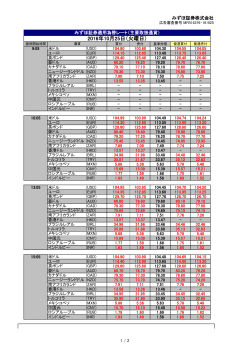 みずほ証券適用為替レート 主要取扱通貨（PDF/159KB）