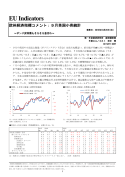 Economic Indicators 定例経済指標レポート