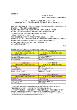 訪問者各位 2016 年 10 月 18 日 MNR 人気アニメ投票