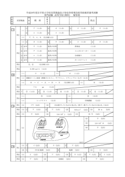 H29 高校 理科 （PDFファイル 159.8KB）