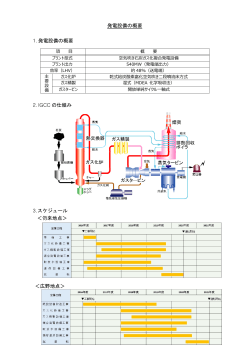 発電設備の概要 (PDF/940KB)