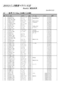 一般男子C(10km)