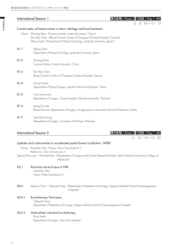 International Session Program