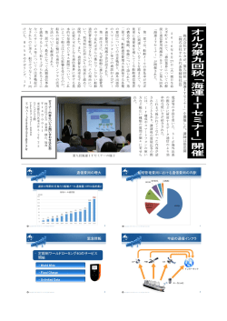 オ ル カ 第 九 回 秋 「 海 運 I T セ ミ ナ ー 」 開 催