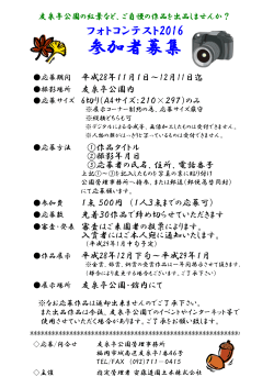 フォトコンテスト応募票 (PDFファイル)