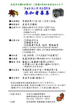 フォトコンテスト応募票 (PDFファイル)