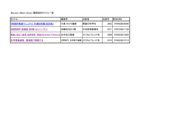 購入タイトル