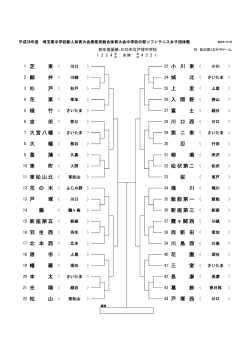 藤 桜 16 羽 生 西 新座第五 松伏第二 柳 瀬 （ 忍 小 川 東 川 口 西 第 二