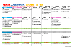 出発決定コース一覧（2016/10/17）（494KB）