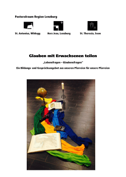 Glauben mit Erwachsenen teilen