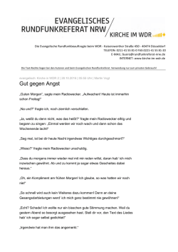 Gut gegen Angst