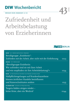DIW Wochenbericht 43/2016 | PDF, 0.78 MB