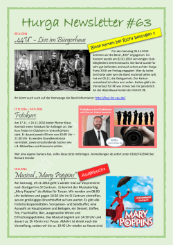 Hurga Newsletter #63