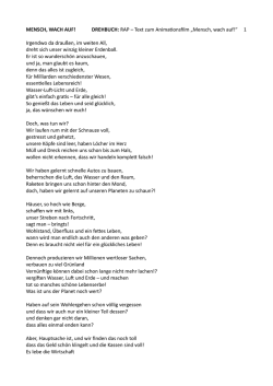 Drehbuch - UNESCO Schulen
