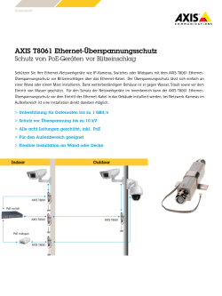 AXIS T8061 Ethernet-Überspannungsschutz