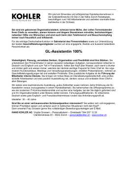 GL-Assistentin 100%