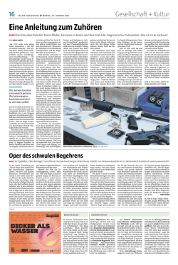 Eine Anleitung zum Zuh&ouml;ren