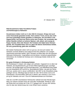 27. Oktober 2016 Statt Gruselclowns lieber freundliche Fratzen und
