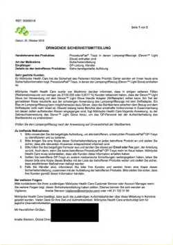 dringende sicherheitsmitteilung