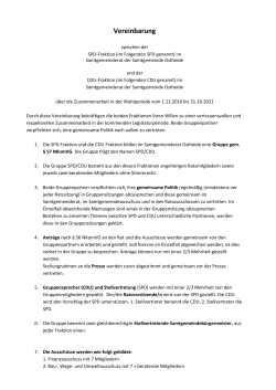 Gruppenvereinbarung 2016 - SPD