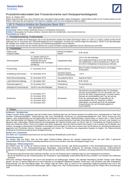Produktinformationsblatt