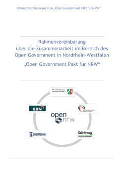 Open Government Pakt