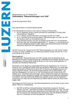 Volkinitiative "Steuererh&ouml;hungen vors Volk" - lu