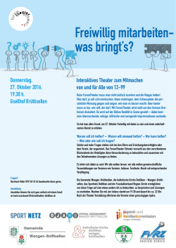 Informationen - bitte hier klicken! - FC Br&uuml;ttisellen