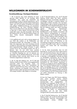 Disclaimer - FC Red Bull Salzburg