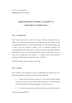 EBV: &Uuml;bungsf&auml;lle I
