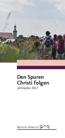Jahresplan 2017 - Bistum Görlitz