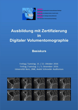 DVT-Kurs 2016 - abc dental ag