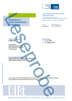 Auszug - Deutsches Institut für Bautechnik
