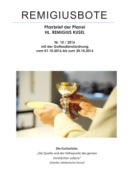 Hl. Remigius bis 30.10.2016