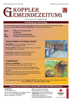koppler gemeindezeitung