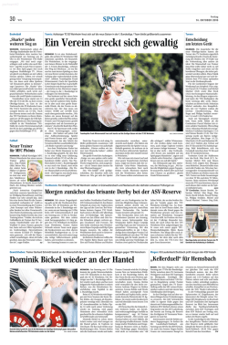 Ein Verein streckt sich gewaltig