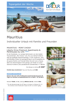 Mauritius - reisetraum kirste